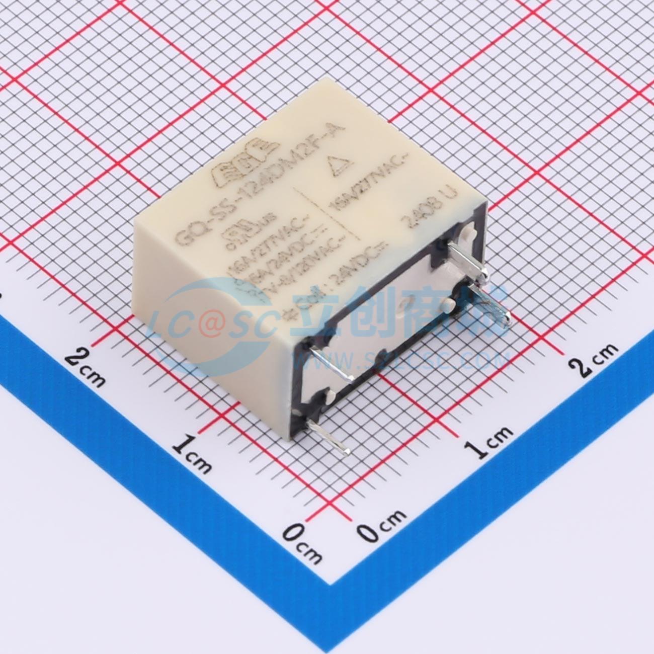 Rơ-le điện tử ETR-GQ-SS-124DM2F-AZ ECE 12V THT,18.2x10mm - Techcore Việt Nam