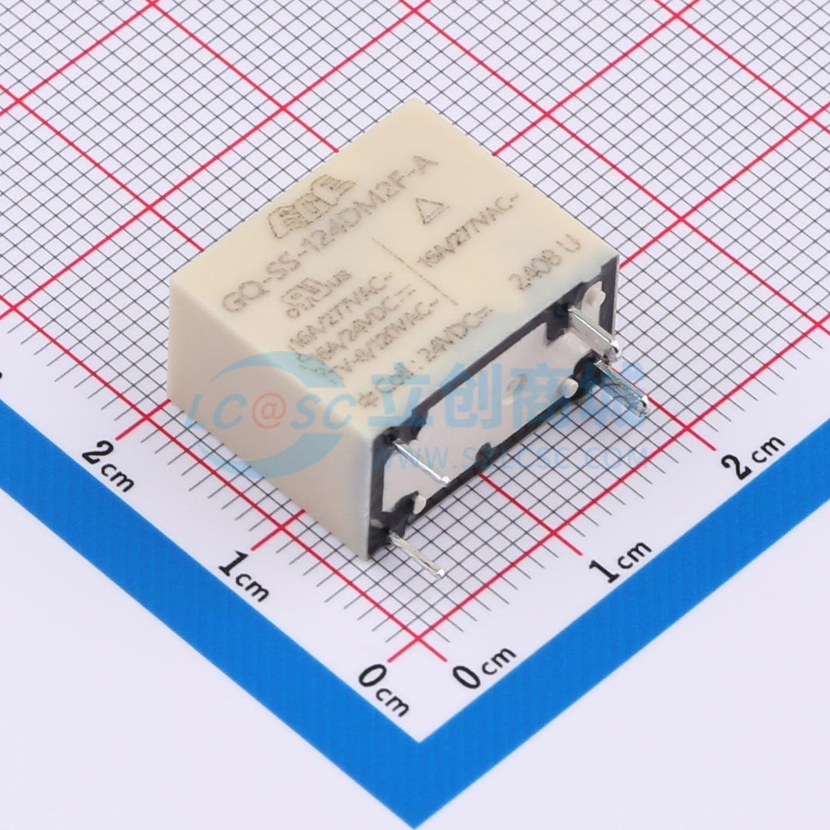 Rơ-le điện tử ETR-GQ-SS-124DM2F-AZ ECE 12V THT,18.2x10mm - Techcore Việt Nam