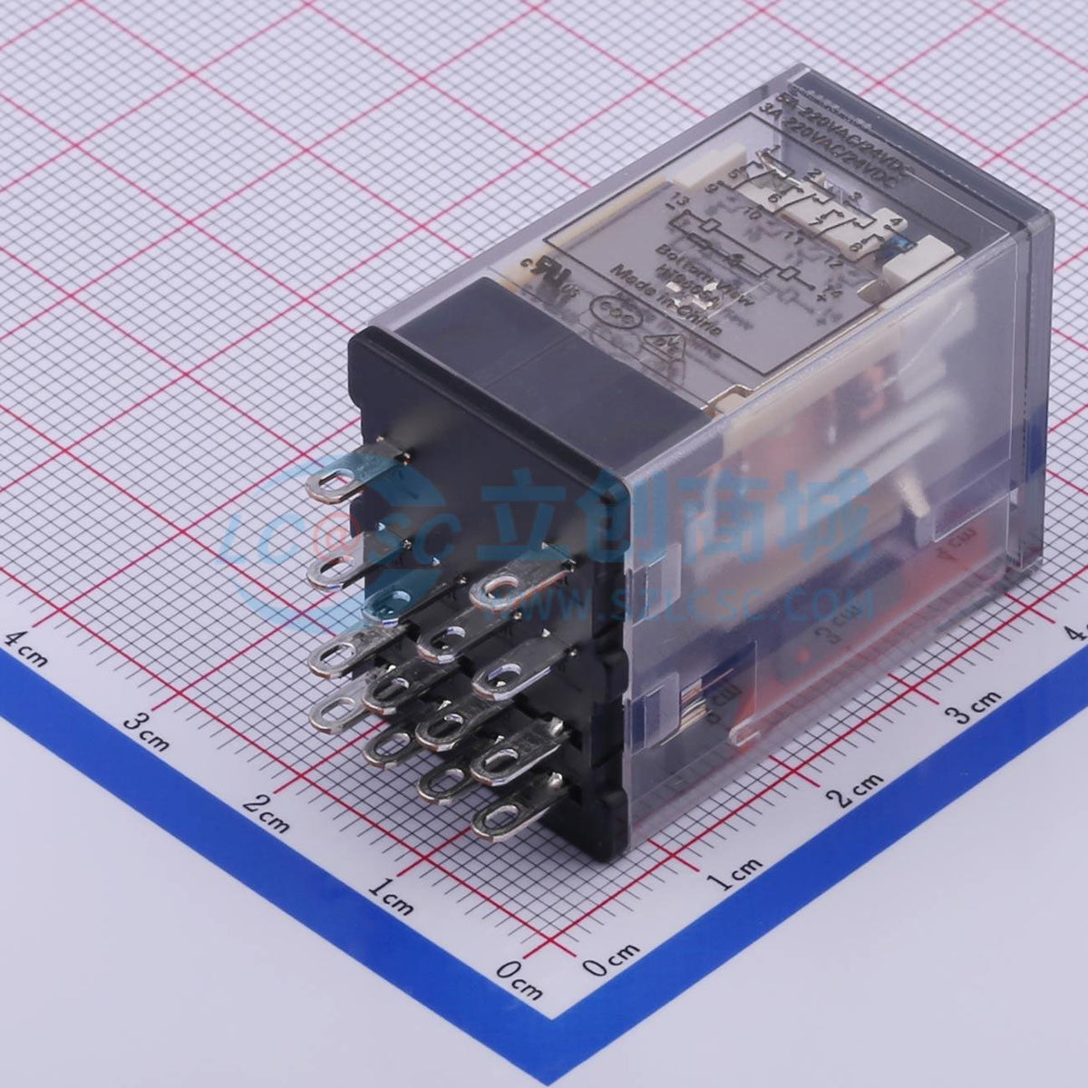 Rơ-le công suất HF18FZ/24-4Z233 HF 24V THT,28x21.5mm - Techcore Việt Nam