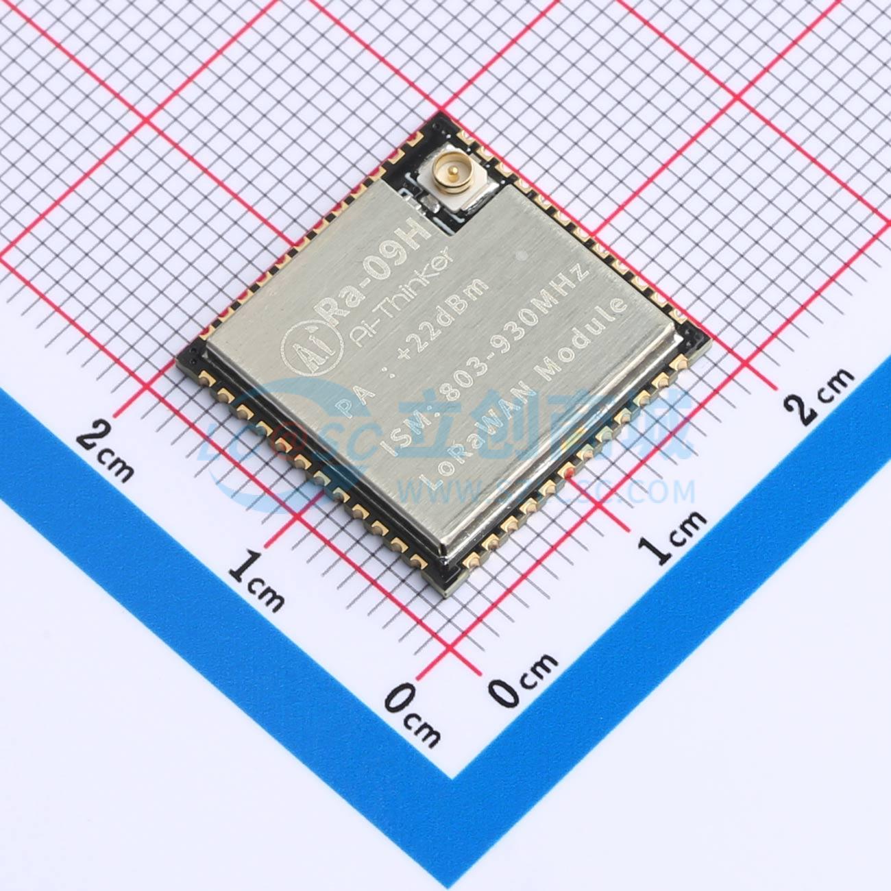 Module LoRa Ra-09H(US915) Ai-Thinker SMD 18x18mm LoRa, BPSK, MSK, GFSK, FSK, GMSK - Techcore Việt Nam