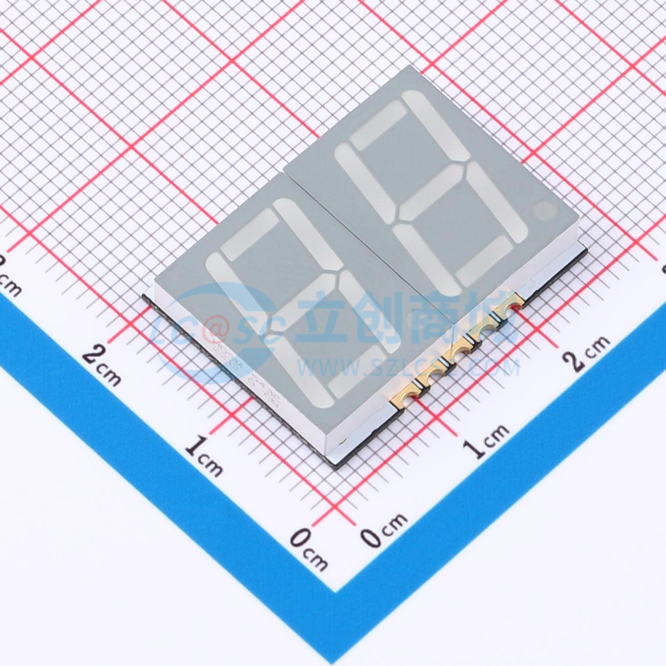 LED 7 đoạn HDSM-543C Broadcom SMD-10P Cathode chung - Techcore Việt Nam