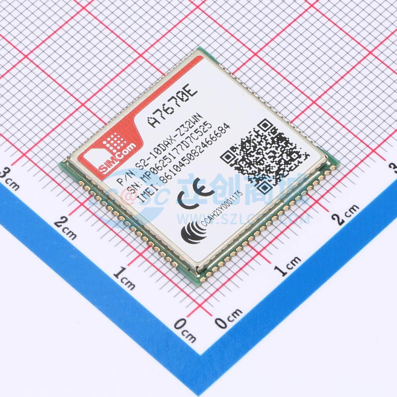 Module Di Động 2G/3G/4G/5G A7670E-FASE SIMCOM SMD 24x24mm GSM, LTE, EDGE, GPRS - Techcore Việt Nam