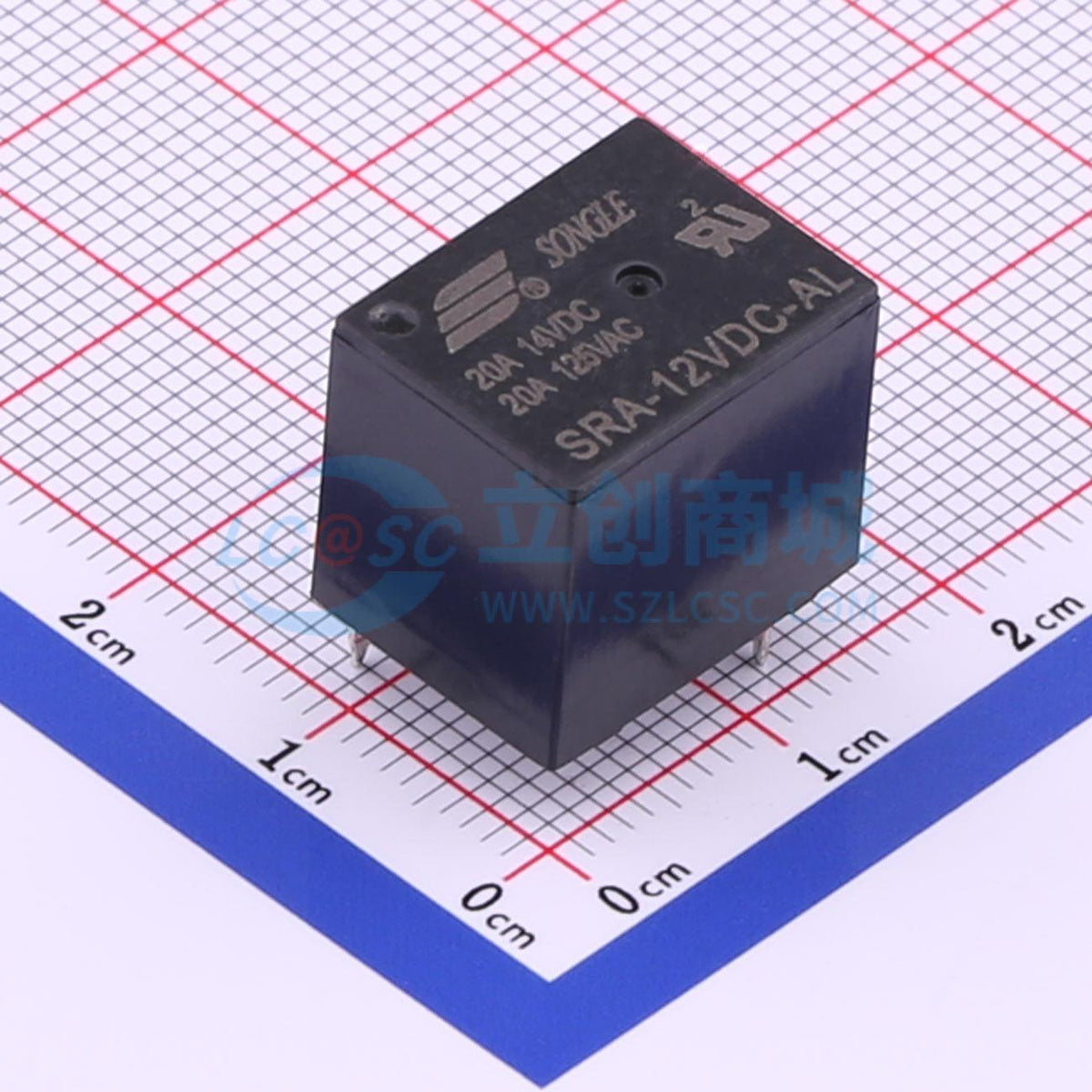 Rơ-le công suất SRA-12VDC-AL SONGLE THT,16x12.4mm - Techcore Việt Nam