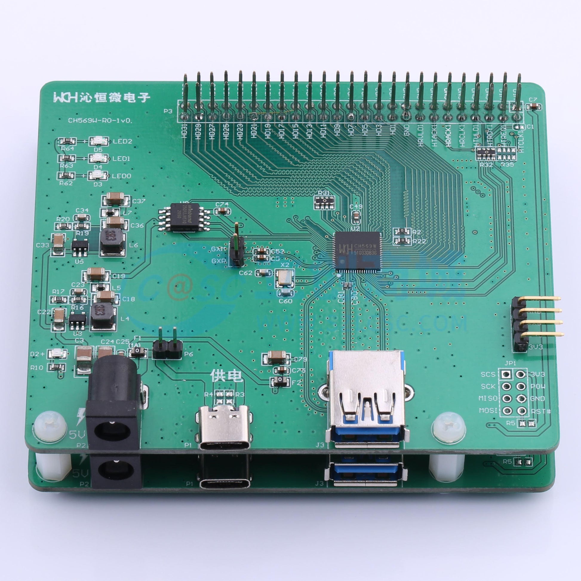 Bo mạch phát triển CH569W-EVT-R0-1V0 WCH - Techcore Việt Nam
