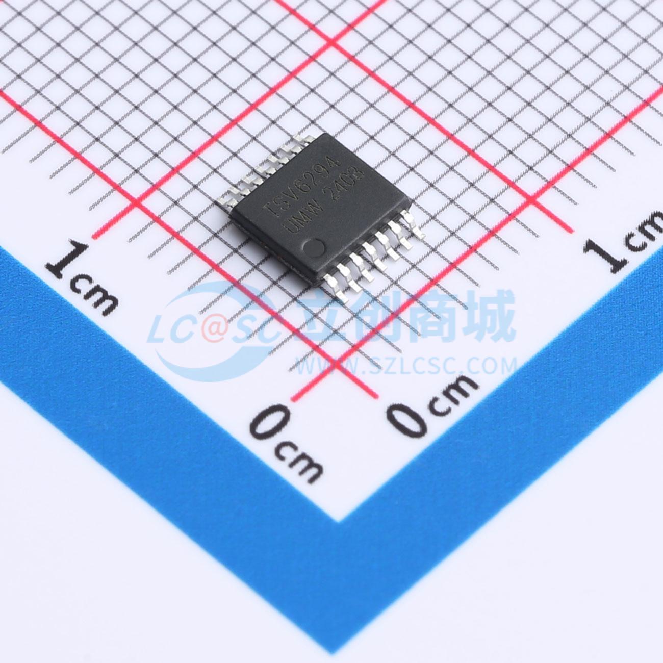 IC Khuếch Đại Thuật Toán TSV6294IPT(UMW) TSSOP-14 4 kênh Rail-to-Rail 1.3 MHz - Techcore Việt Nam