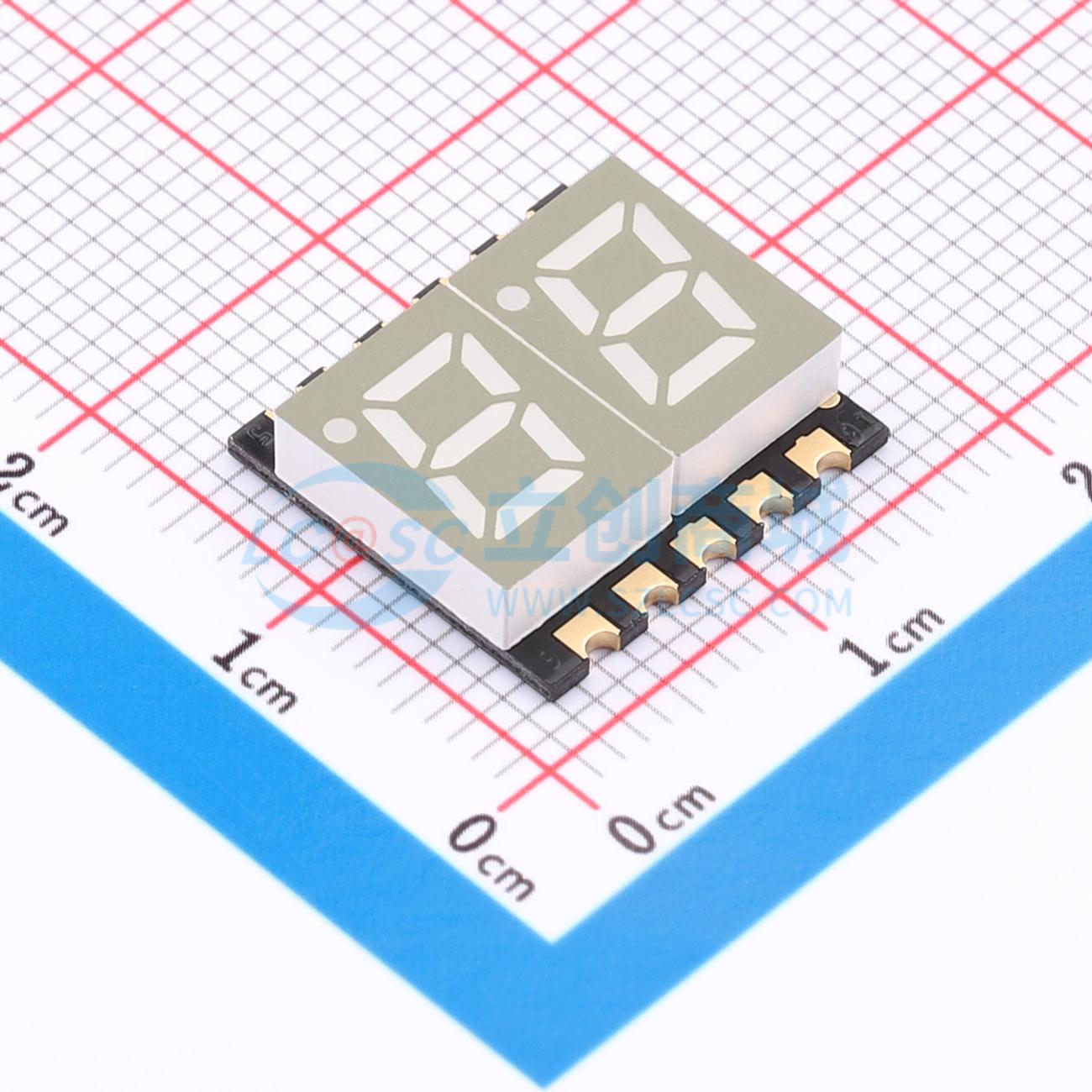 LED 7 đoạn GS2826CW-G Guangcai Display SMD - Techcore Việt Nam