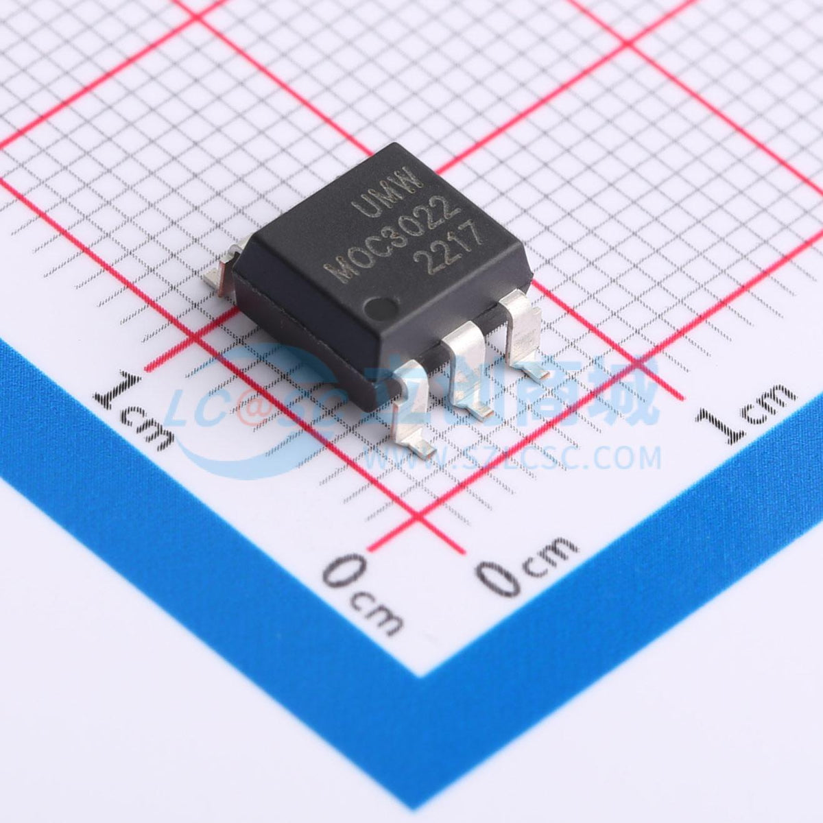 Optocoupler TRIAC MOC3022SM(UMW) SOP-6-6.5mm 400V - Techcore Việt Nam