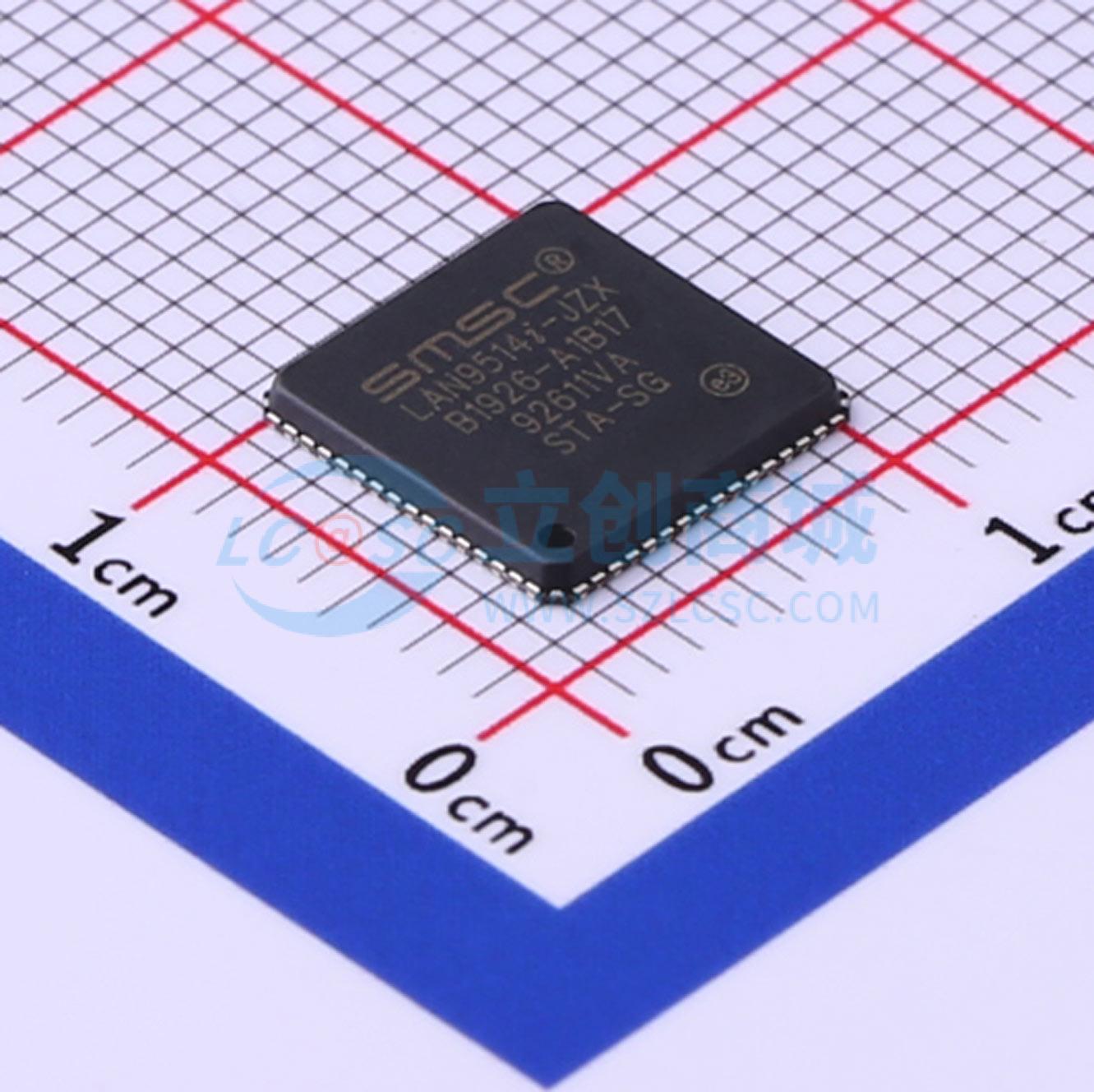 IC giao tiếp USB LAN9514I-JZX MICROCHIP QFN-64-EP(9x9) - Techcore Việt Nam