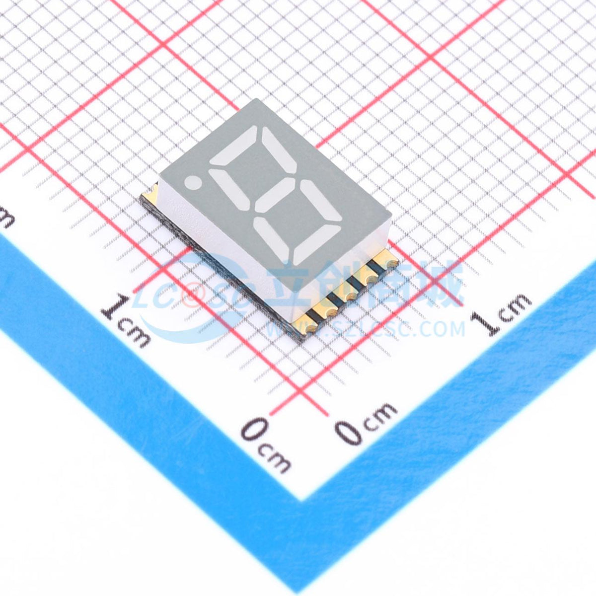 LED 7 đoạn GS3011ASR-G Guangcai Display SMD,12x7.3mm - Techcore Việt Nam