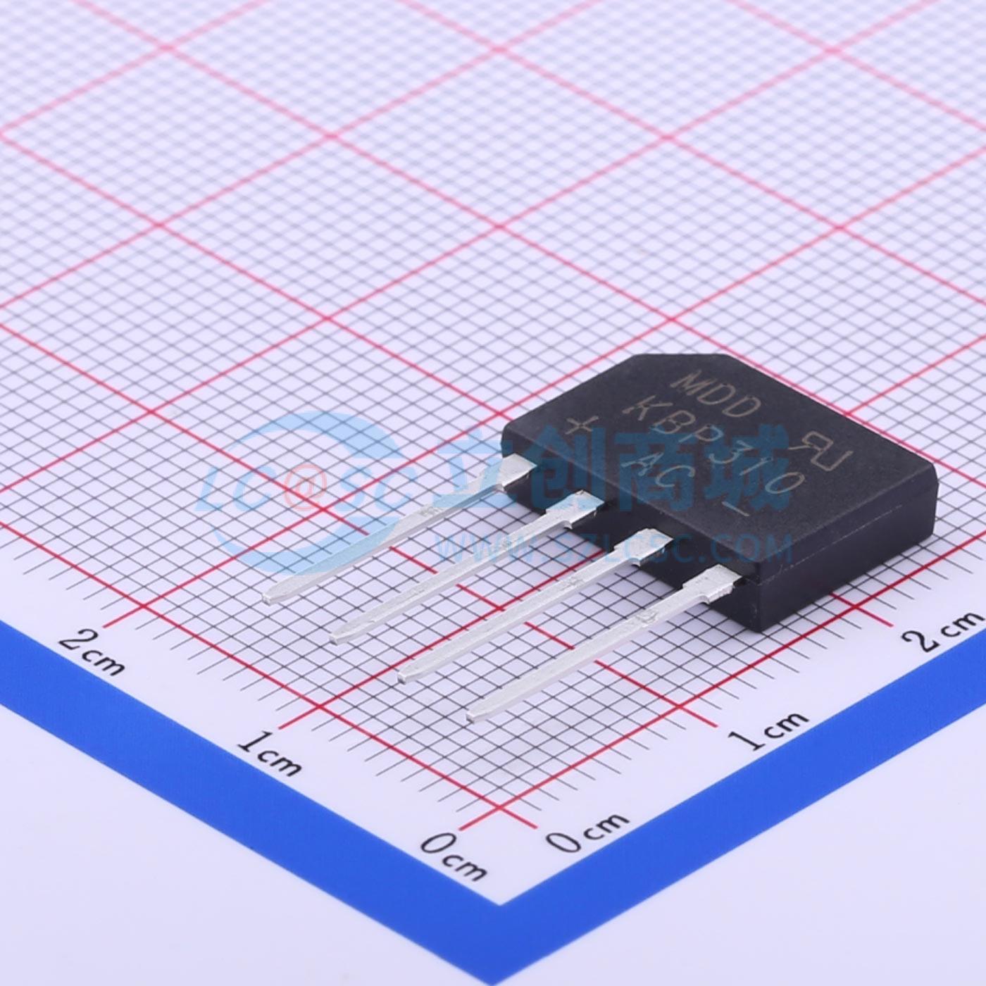 Cầu chỉnh lưu KBP310 MDD 1.1V@3A - Techcore Việt Nam