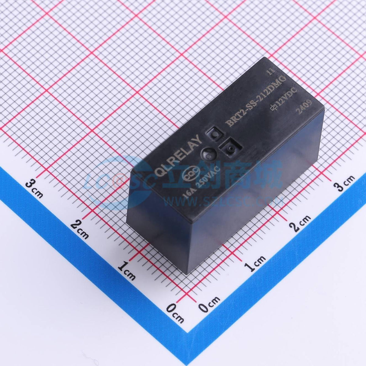 Rơ-le công suất BRT2-SS-212DMG QLRELAY 12V THT,29x12.7mm - Techcore Việt Nam