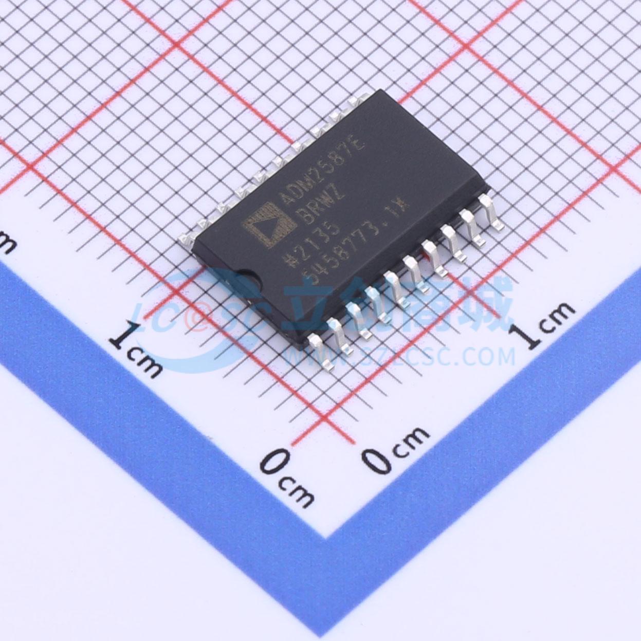 IC Thu Phát RS485/RS422 Cách Ly Tích Hợp Nguồn ADM2587EBRWZ ADI SOIC-20-300mil 500Kbps - Techcore Việt Nam