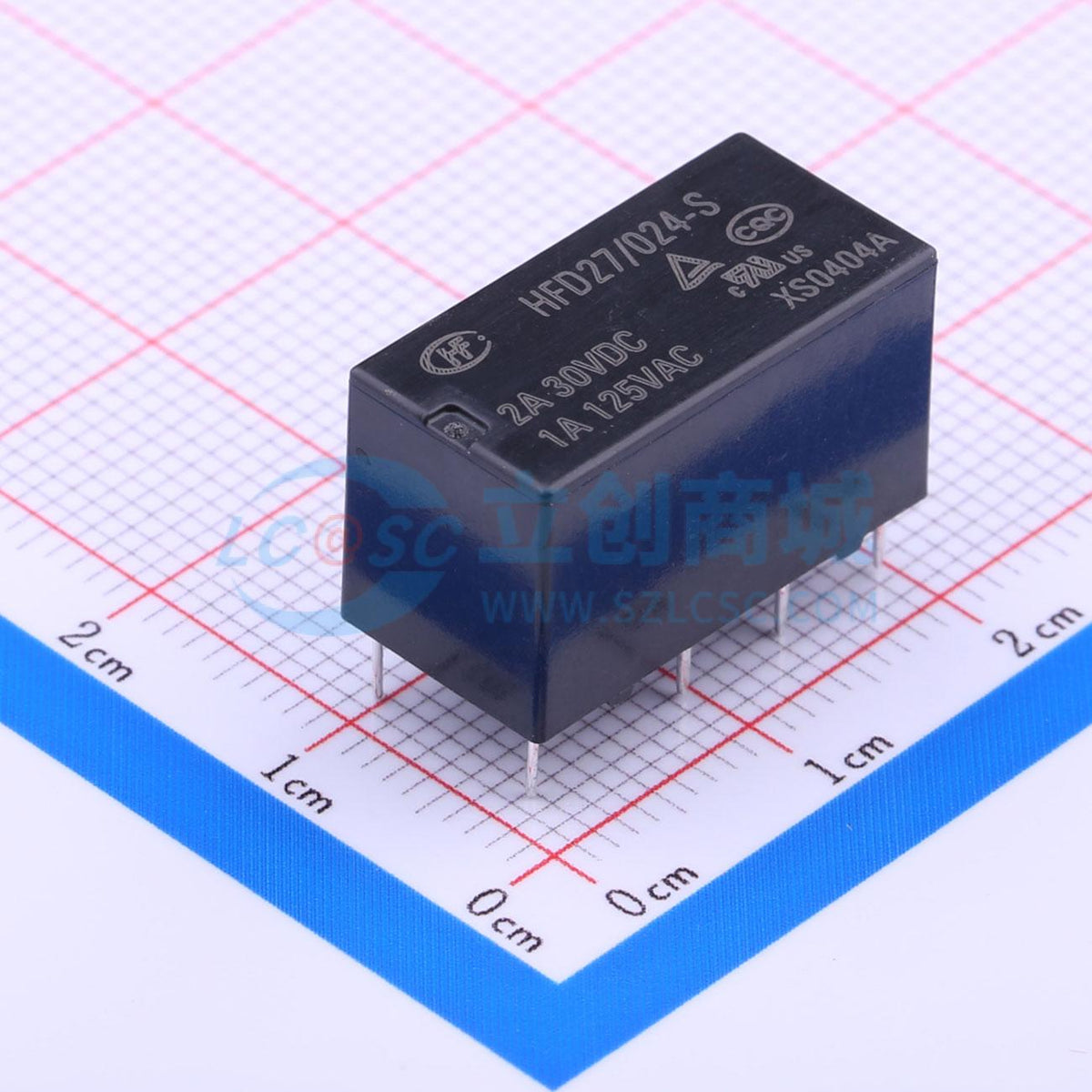 Rơ-le điện tử HFD27/024-S HF 24V DIP,20.2x10.2mm - Techcore Việt Nam