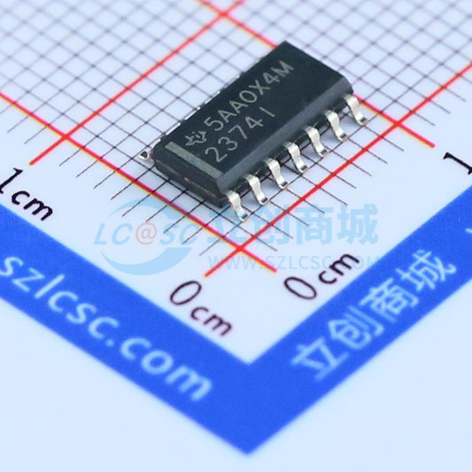 IC Khuếch Đại Thuật Toán Chính Xác TLV2374IDR Texas Instruments SOIC-14-150MIL 4 kênh 2.7–16 V 3 MHz - Techcore Việt Nam