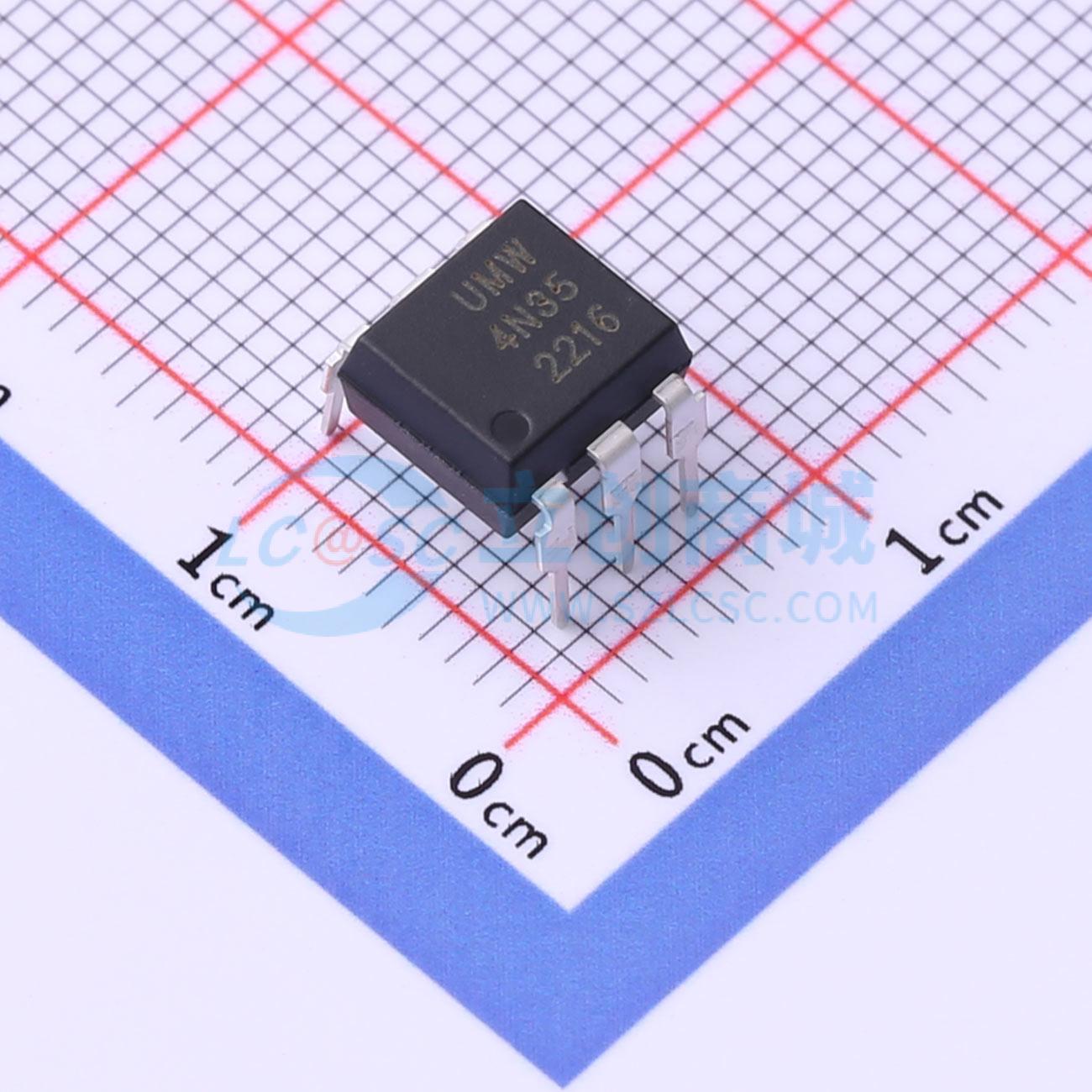 Optocoupler transistor 4N35 UMW DIP-6 1.4V - Techcore Việt Nam