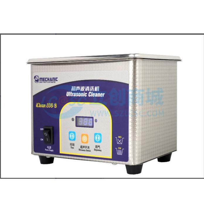 Máy làm sạch siêu âm iClean-E08B WEIXIULAO Phù hợp đo kiểm và bảo trì kỹ thuật - Techcore Việt Nam
