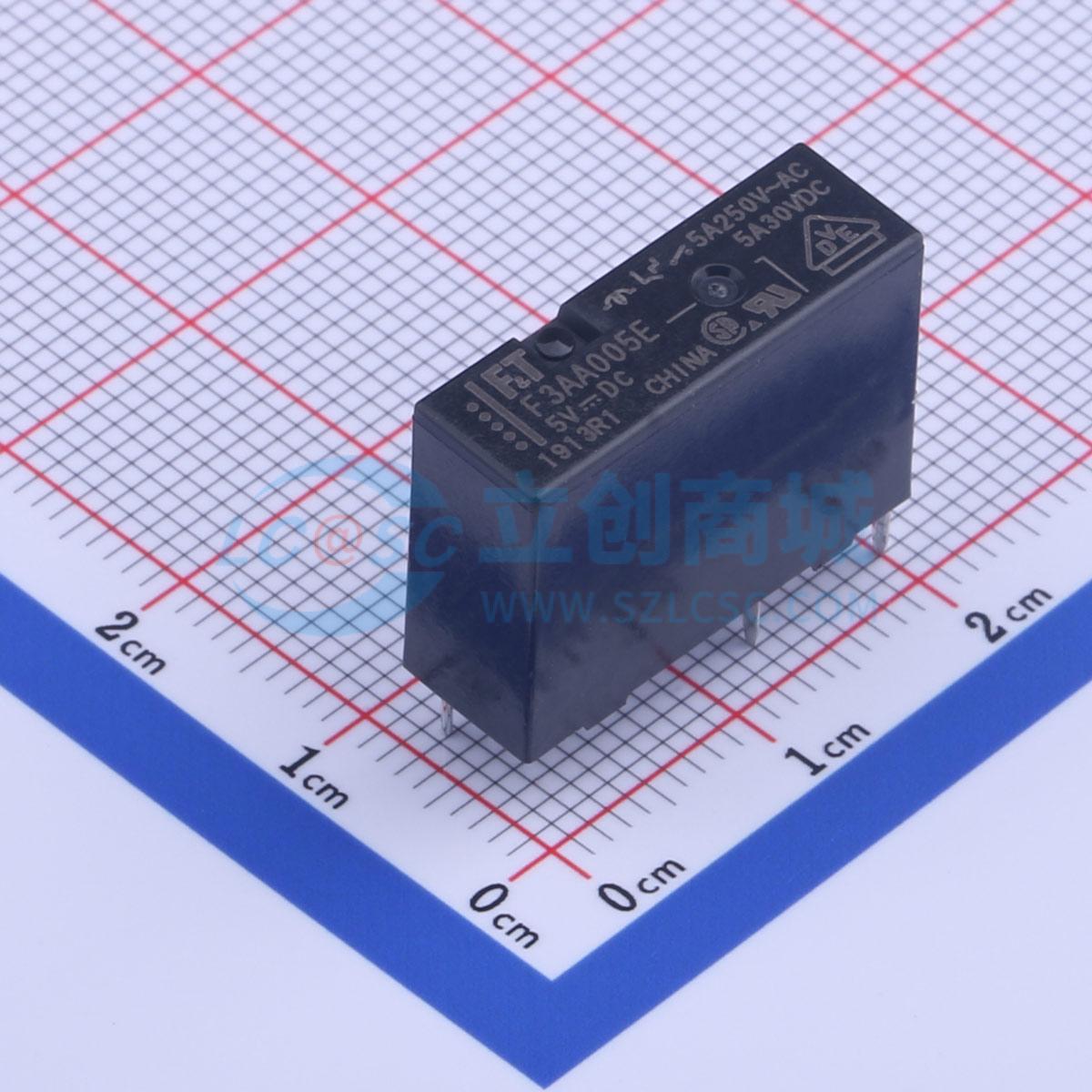 Rơ-le công suất FTR-F3AA005E-HA FUJITSU 5V THT,20.3x7mm - Techcore Việt Nam