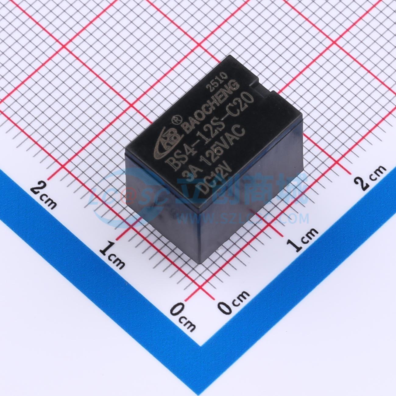 Rơ-le điện tử BS4-12S-C20 3A NBC 12V THT - Techcore Việt Nam