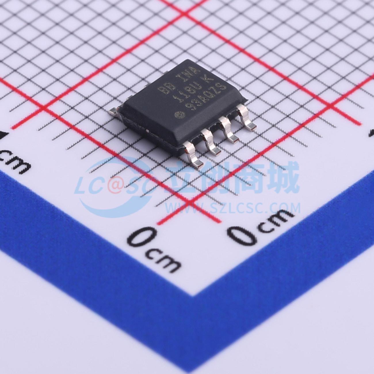 IC Khuếch Đại Đo Lường INA118U/2K5 Texas Instruments SOIC-8 1 kênh - Techcore Việt Nam