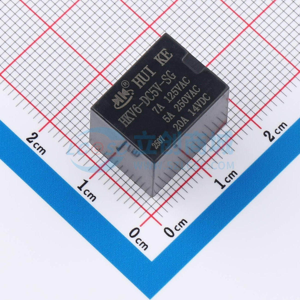 Rơ-le điện tử HKV6-DC5V-SG HUIKE 6V THT - Techcore Việt Nam