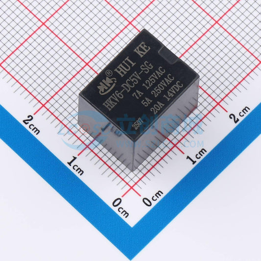 Rơ-le điện tử HKV6-DC5V-SG HUIKE 6V THT - Techcore Việt Nam
