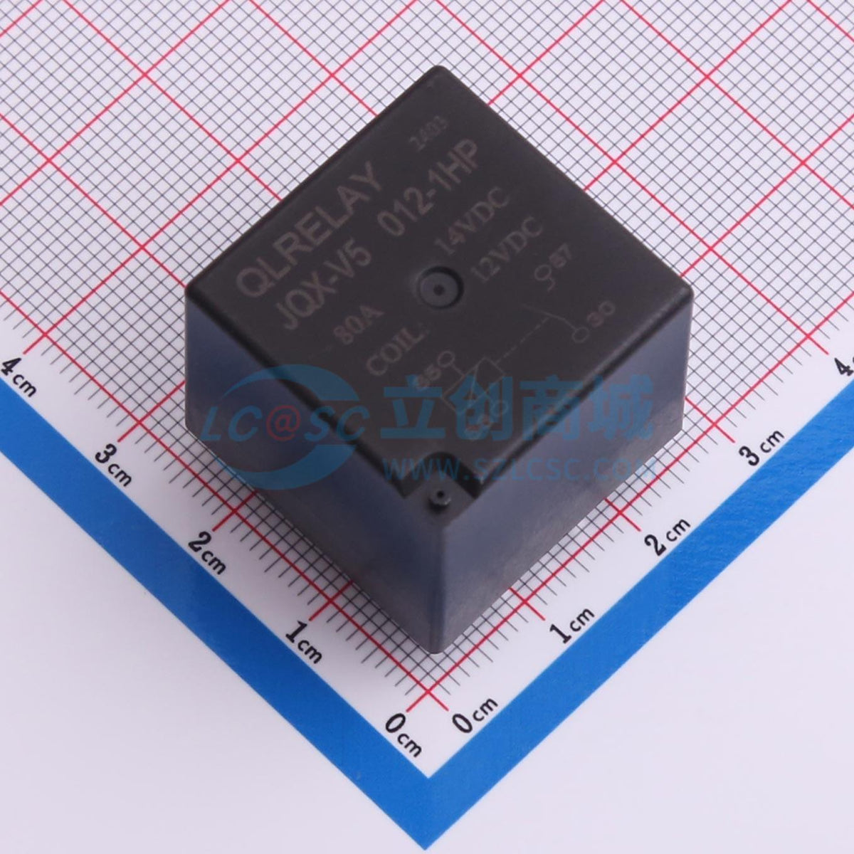 Rơ-le ô tô JQX-V5 012-1HP QLRELAY 12V THT,26x26mm - Techcore Việt Nam