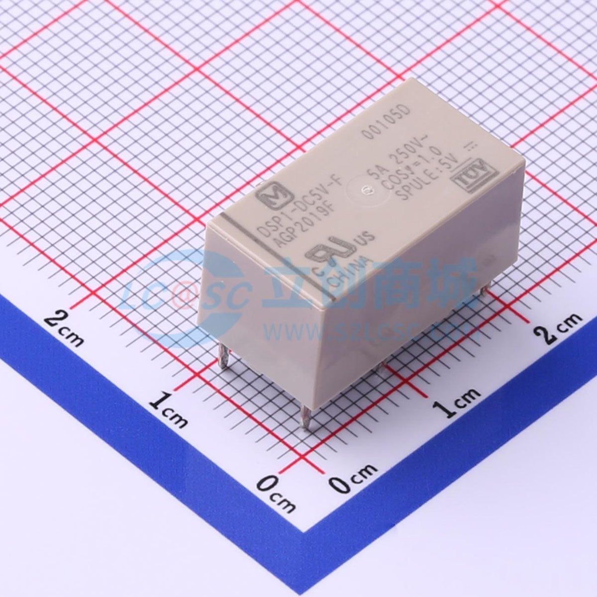 Rơ-le công suất DSP1-DC5V-F PANASONIC 5V DIP,20.2x11mm - Techcore Việt Nam