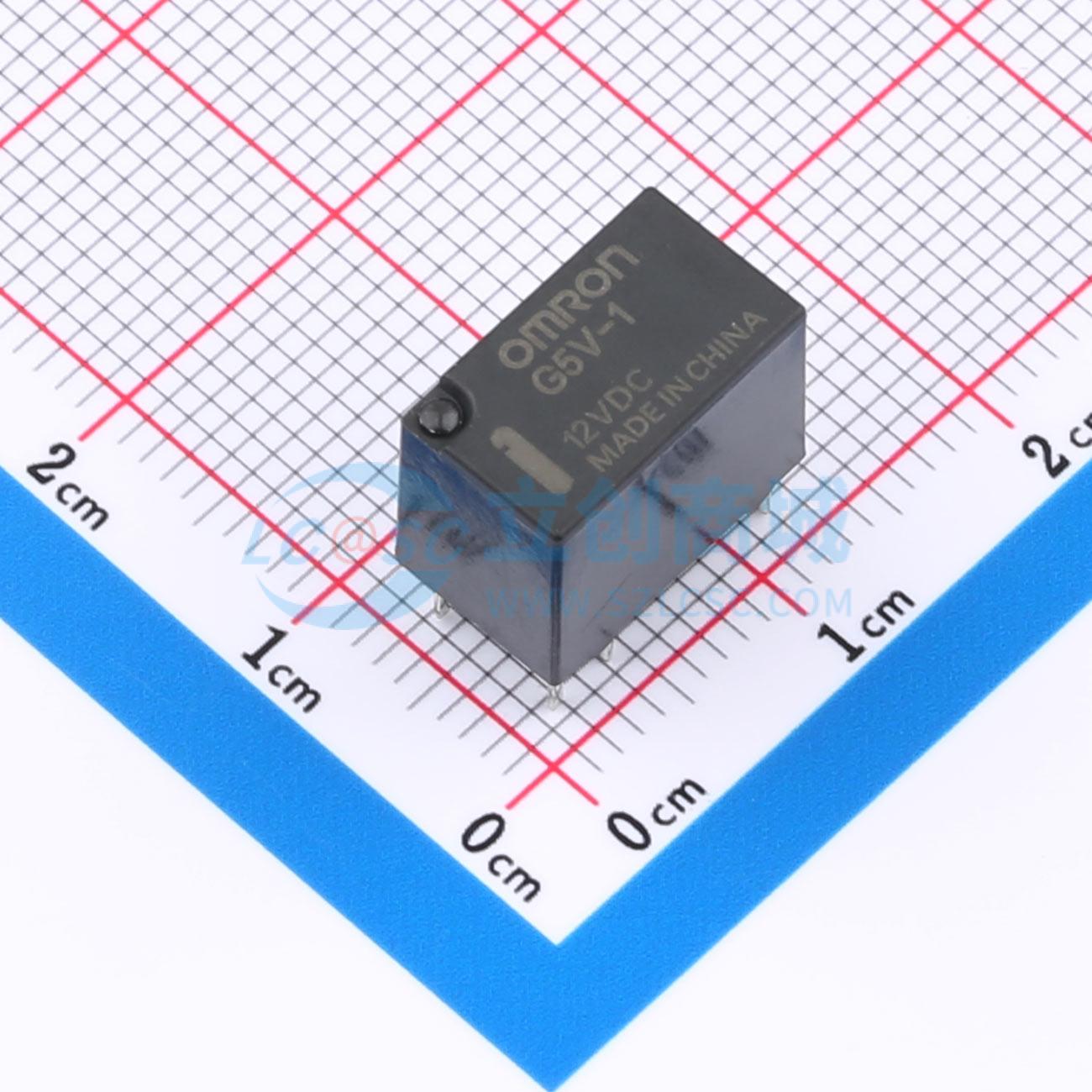 Relay Tín Hiệu G5V-1-DC12 OMRON DIP,12.3x7.3mm 12V - Techcore Việt Nam