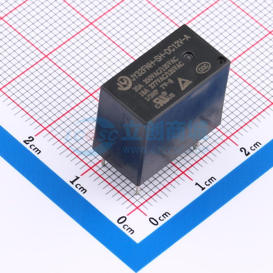 Rơ-le JY32FNH-SH-DC12V-A/20A JY 12V THT,18.2x10.2mm - Techcore Việt Nam