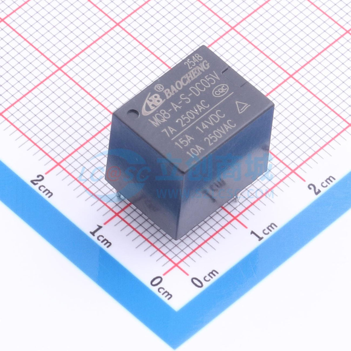 Rơ-le ô tô MQ8-A-S-DC05V 0.36W 10A NBC 5V THT - Techcore Việt Nam