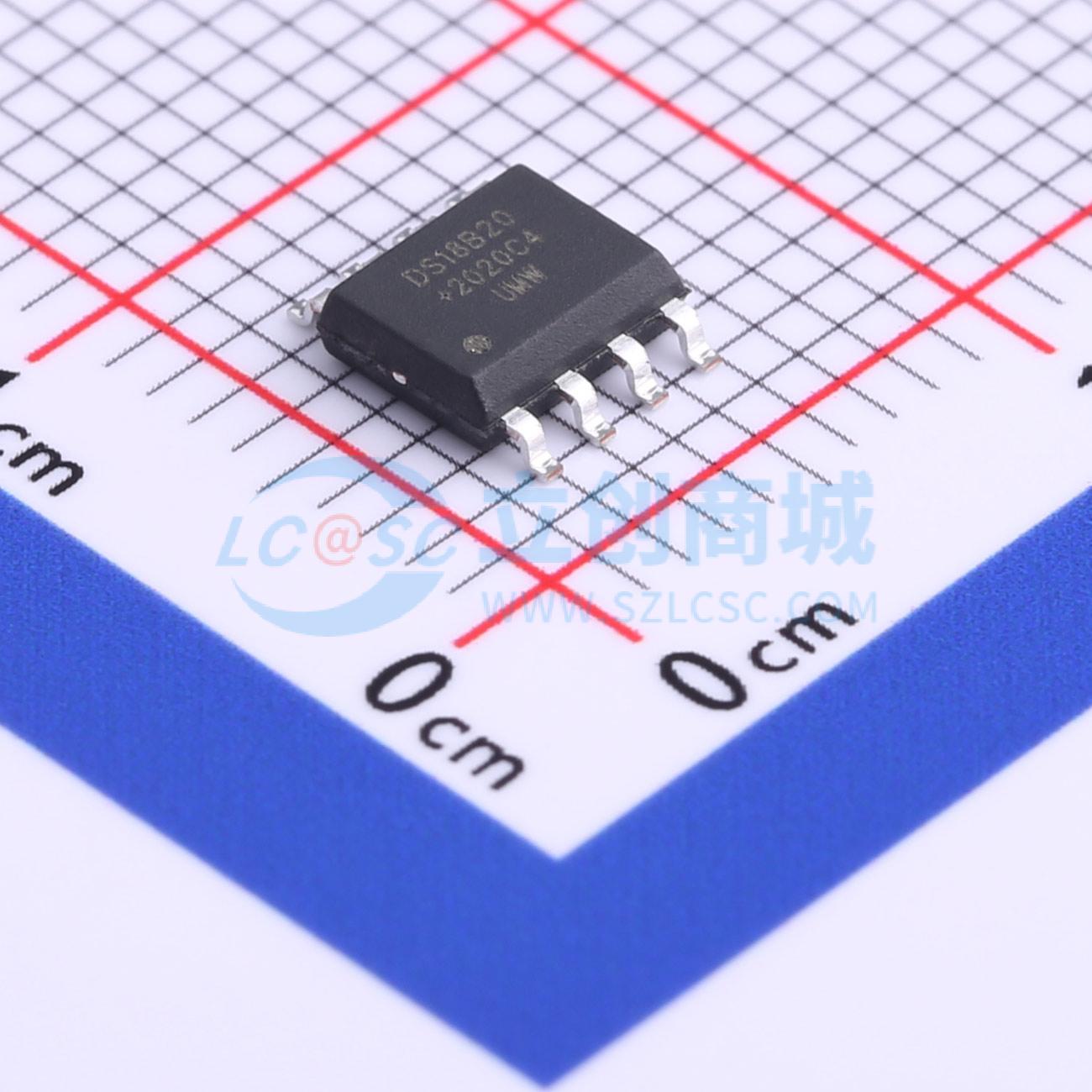 Cảm biến nhiệt độ DS18B20Z(UMW) SOIC-8 -55°C~+125°C 2.5V~5.5V - Techcore Việt Nam