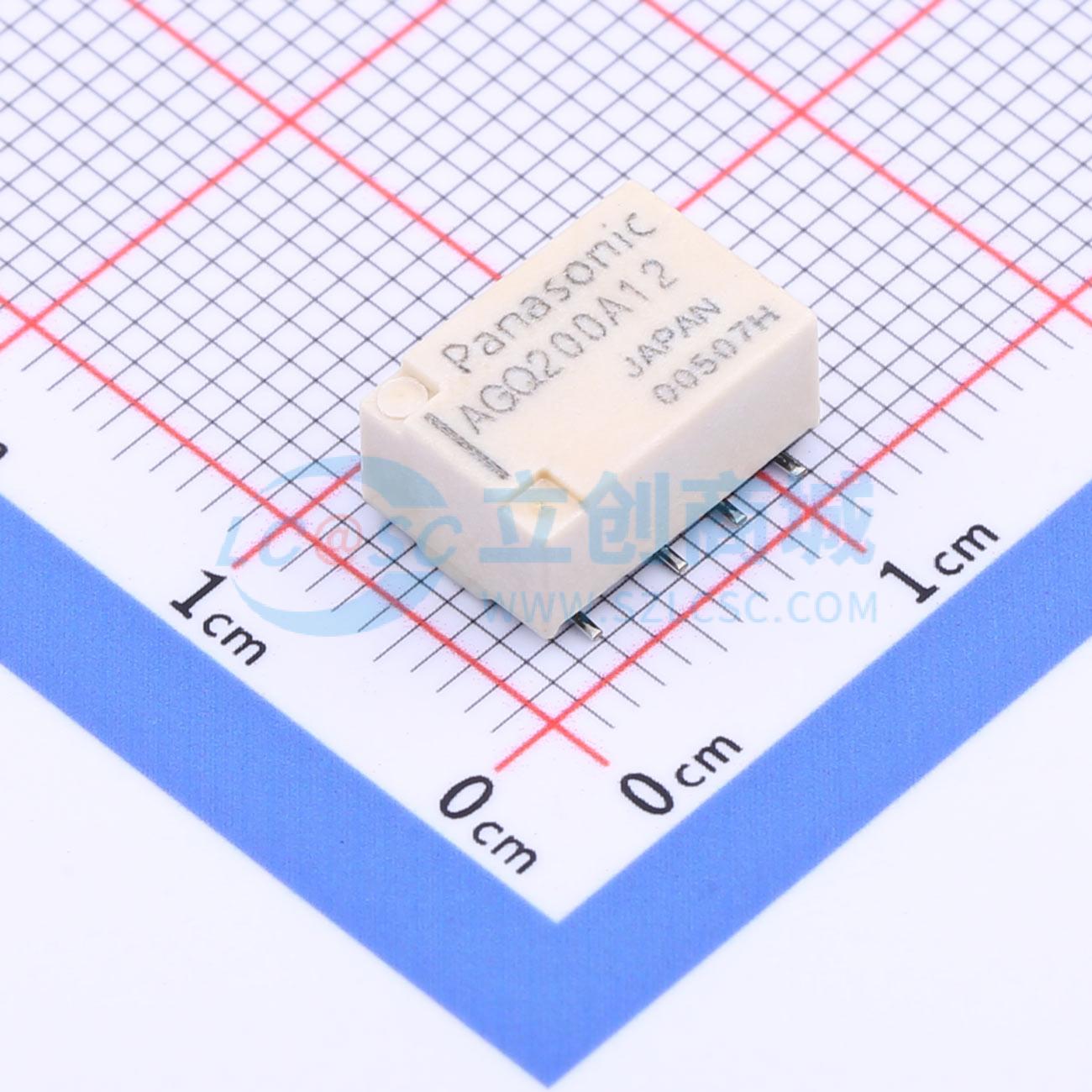 Rơ-le AGQ200A12 PANASONIC 12V SMD,10.6x7.2mm - Techcore Việt Nam
