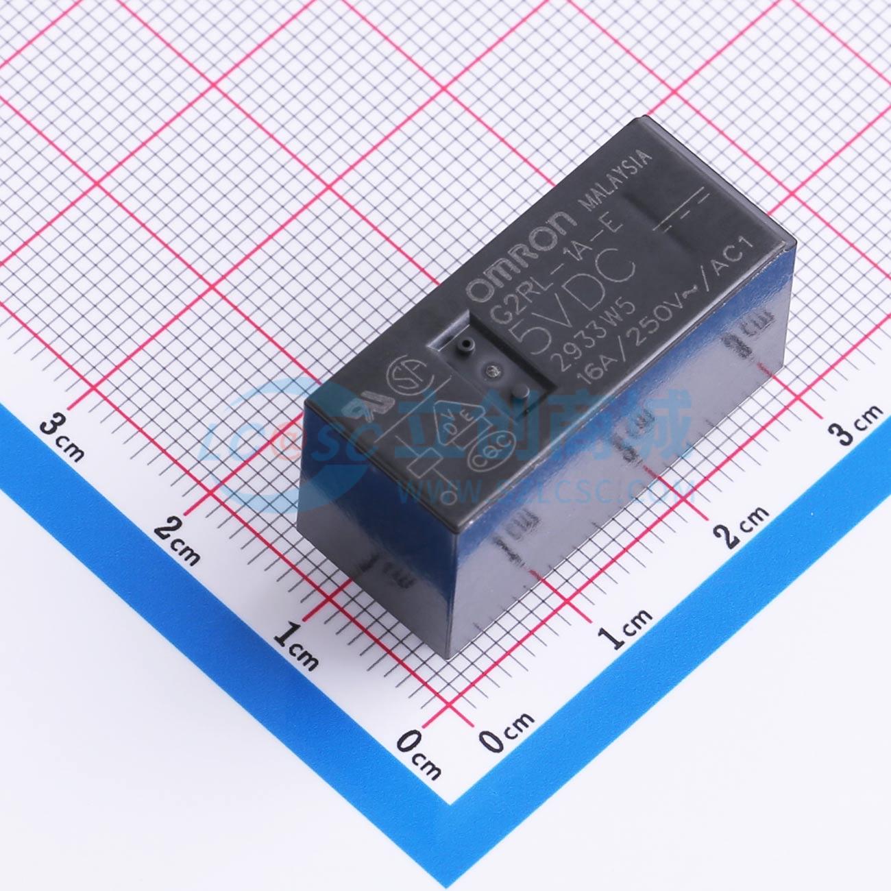 Rơ-le công suất G2RL-1A-E DC5 OMRON 5V DIP - Techcore Việt Nam