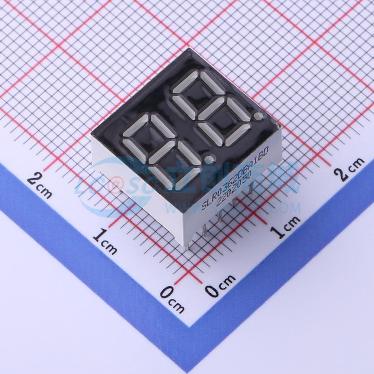 LED 7 đoạn SLR0362DBA1BD SUNLIGHT Anode chung - Techcore Việt Nam
