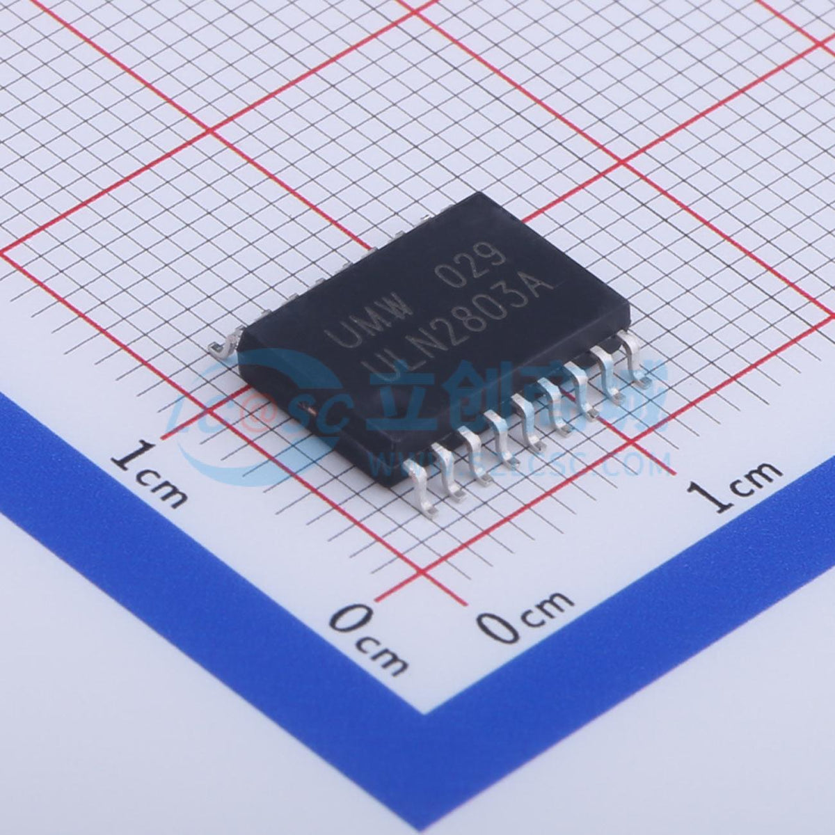 Mảng transistor Darlington ULN2803A UMW SOP-18-300mil 50V - Techcore Việt Nam