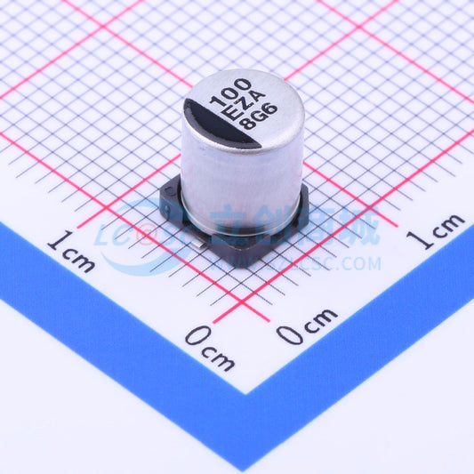 Linh kiện điện tử EEHZA1E101XP PANASONIC SMD,D6.3xL7.7mm - Techcore Việt Nam
