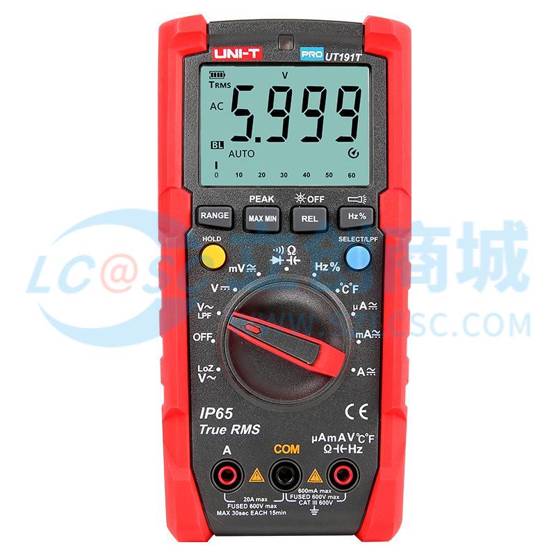 Đồng hồ vạn năng UT191T UNI-T True RMS Dùng Cho Đo Kiểm Điện Tử - Techcore Việt Nam