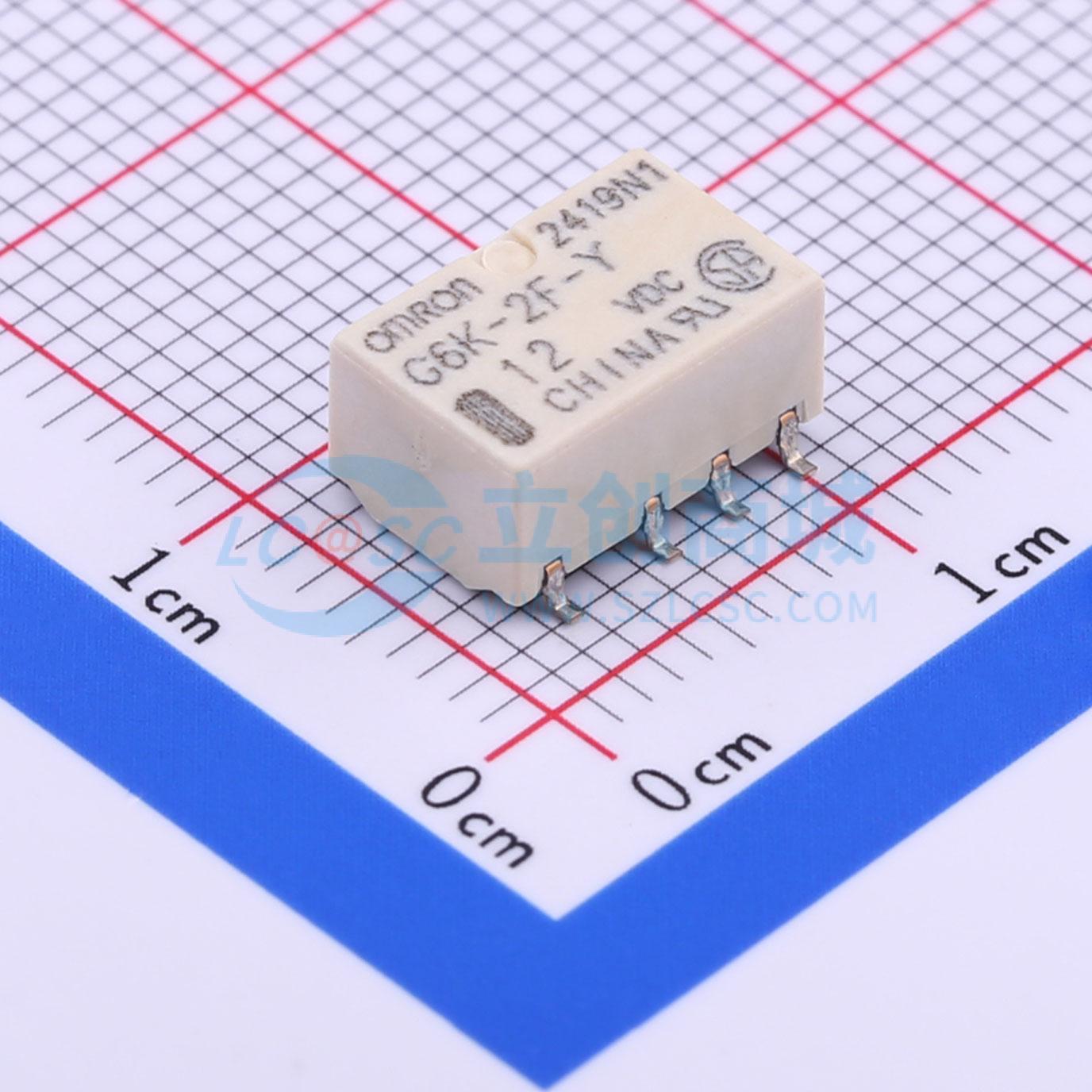 Relay Tín Hiệu G6K-2F-Y DC12 OMRON SMD,10x6.5mm 12V - Techcore Việt Nam