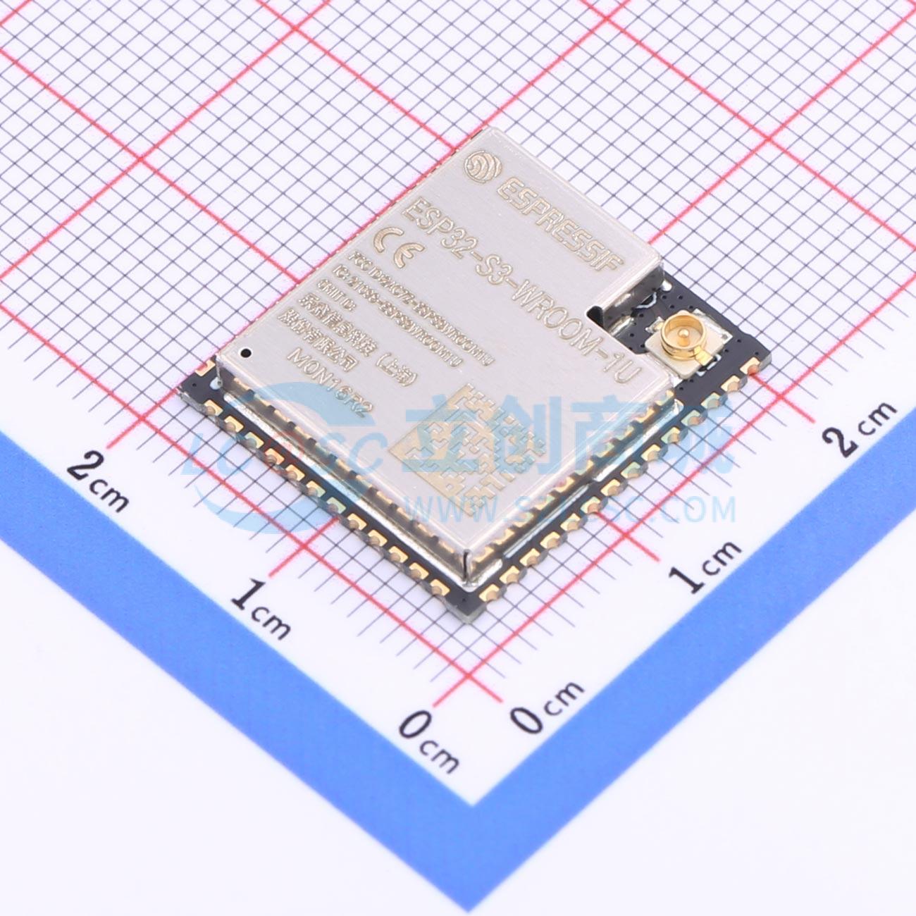 Module WiFi ESP32-S3-WROOM-1U-N16R2 ESPRESSIF SMD 19.2x18mm 2.4GHz - Techcore Việt Nam