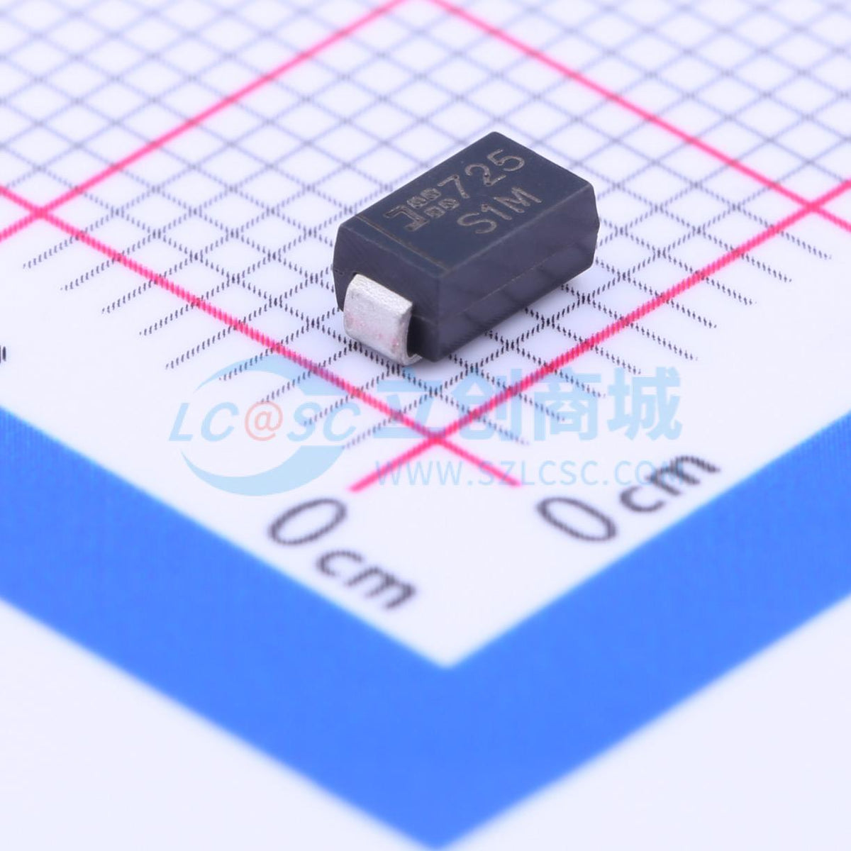 Diode thông dụng S1M-13-F DIODES 1.1V@1A - Techcore Việt Nam