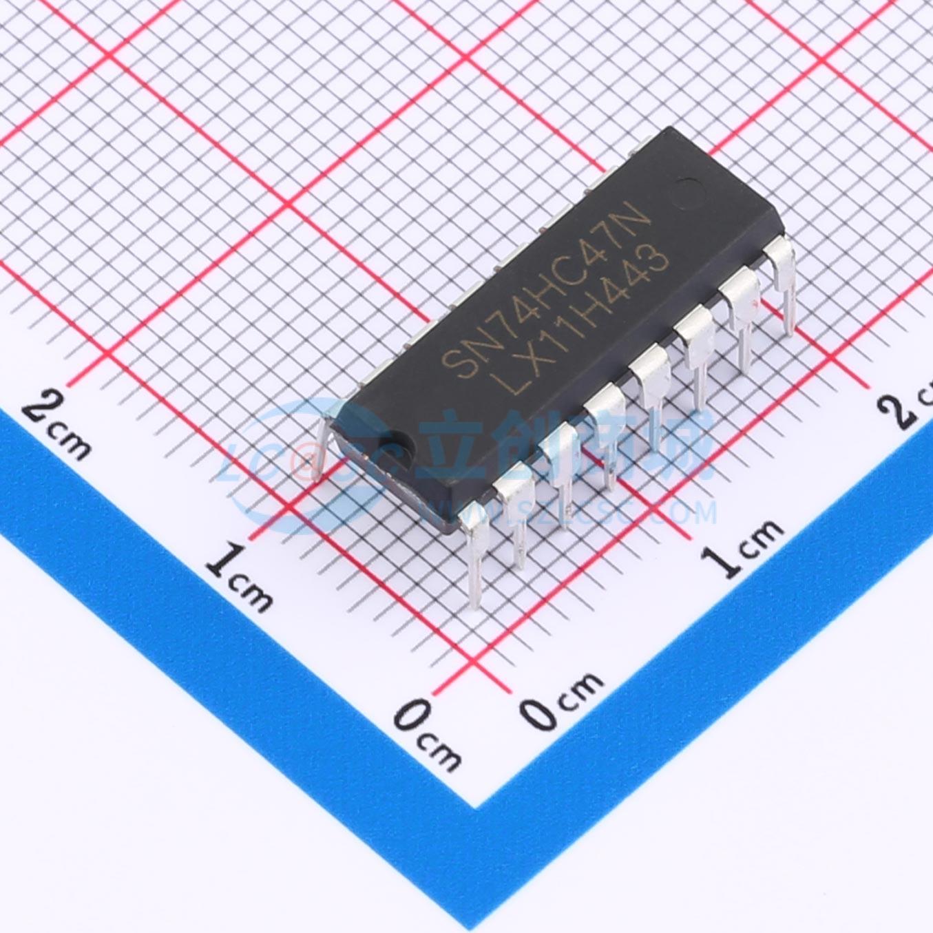 IC điều khiển LED 7 đoạn SN74HC47N(LX) LX DIP-16 1V - Techcore Việt Nam