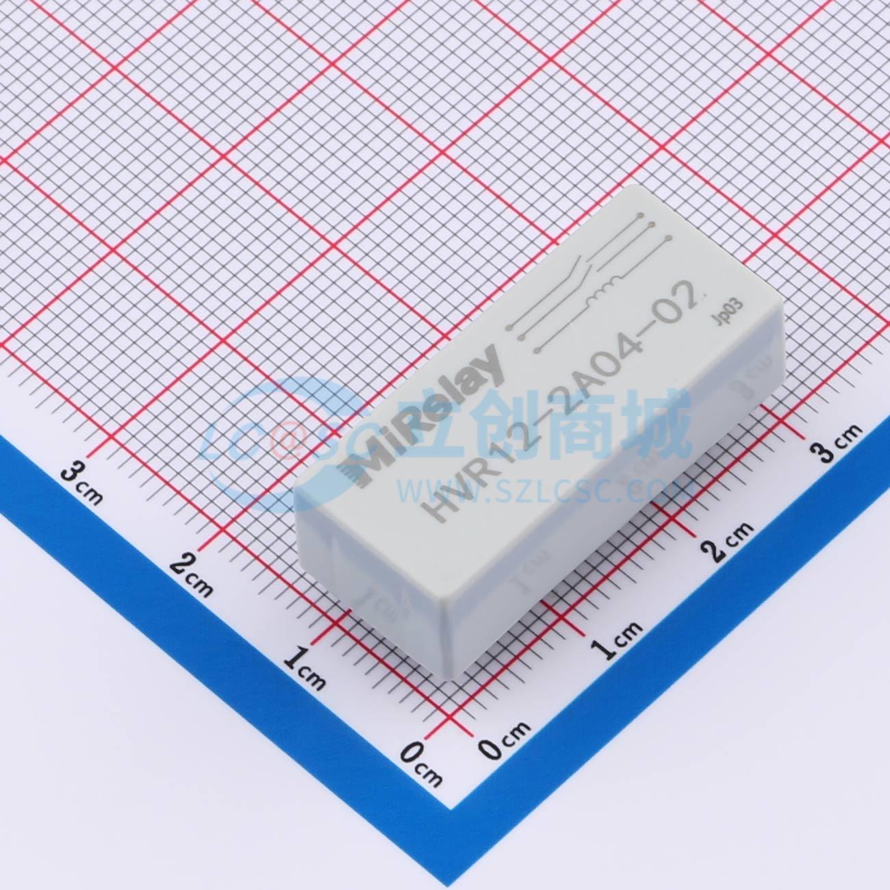 Rơ-le reed HVR12-2A04-02 MiRelay 12V THT,30.9x13.4mm - Techcore Việt Nam