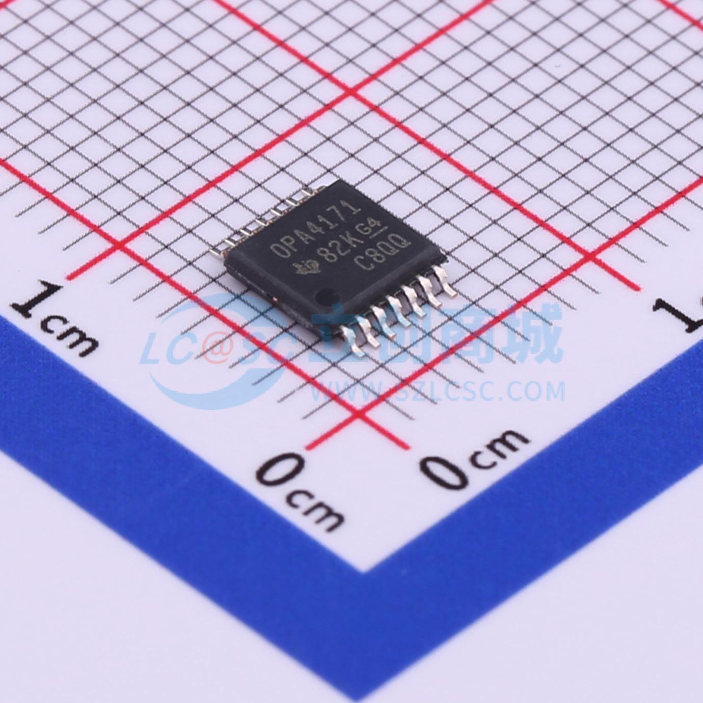 IC Khuếch Đại Thuật Toán OPA4171AIPWR Texas Instruments TSSOP-14 4 kênh Rail-to-Rail 36 V 3 MHz - Techcore Việt Nam