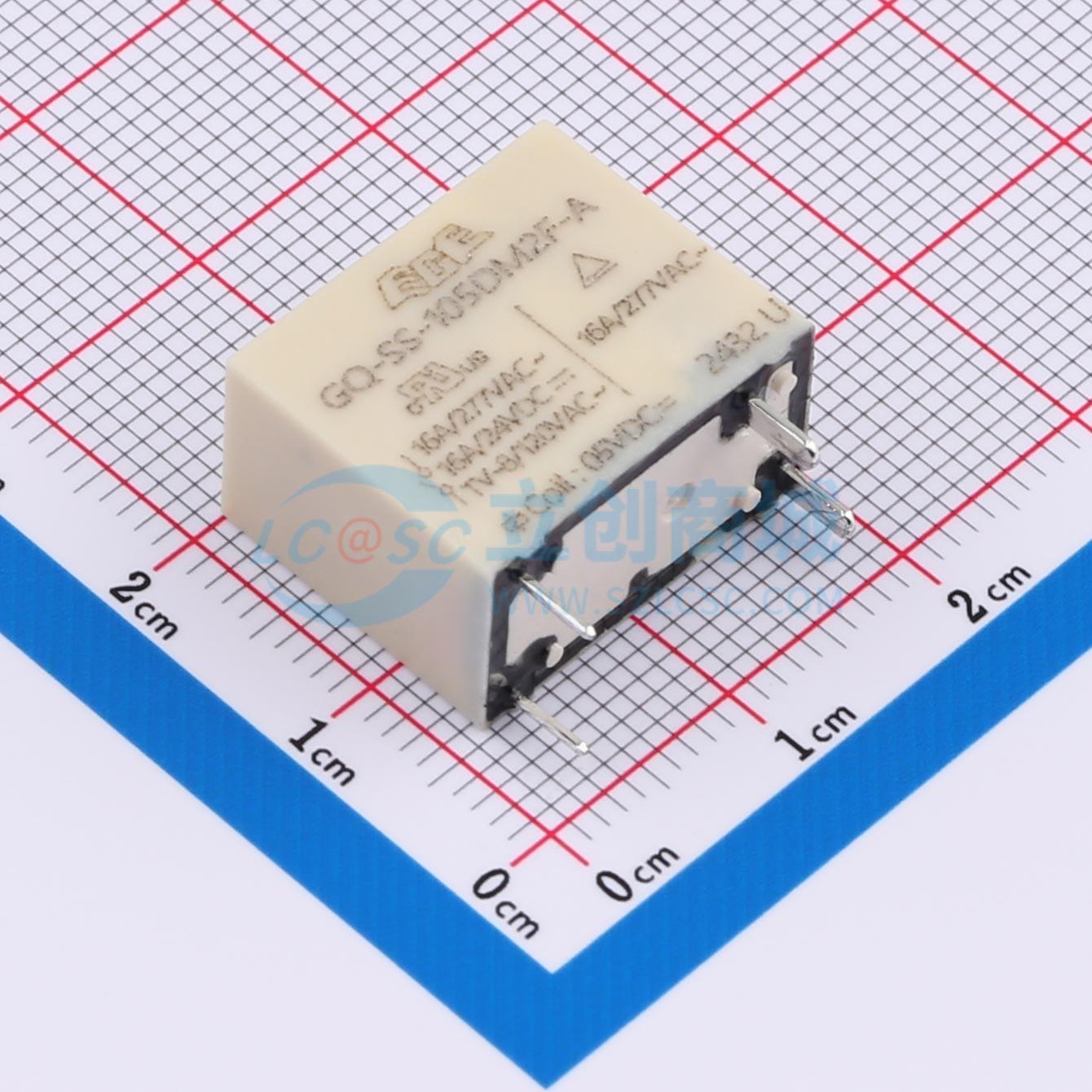 Rơ-le điện tử ETR-GQ-SS-105DM2F-AZ ECE 5V THT,18.2x10mm - Techcore Việt Nam
