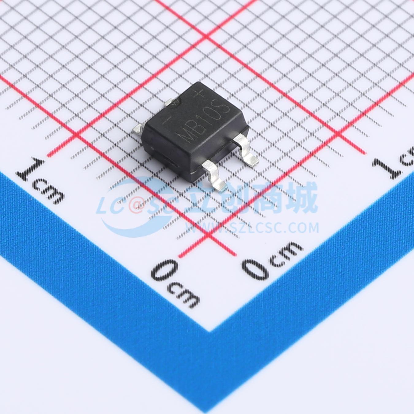 Cầu chỉnh lưu MB10S UMW SOP-4 1V@0.5A - Techcore Việt Nam