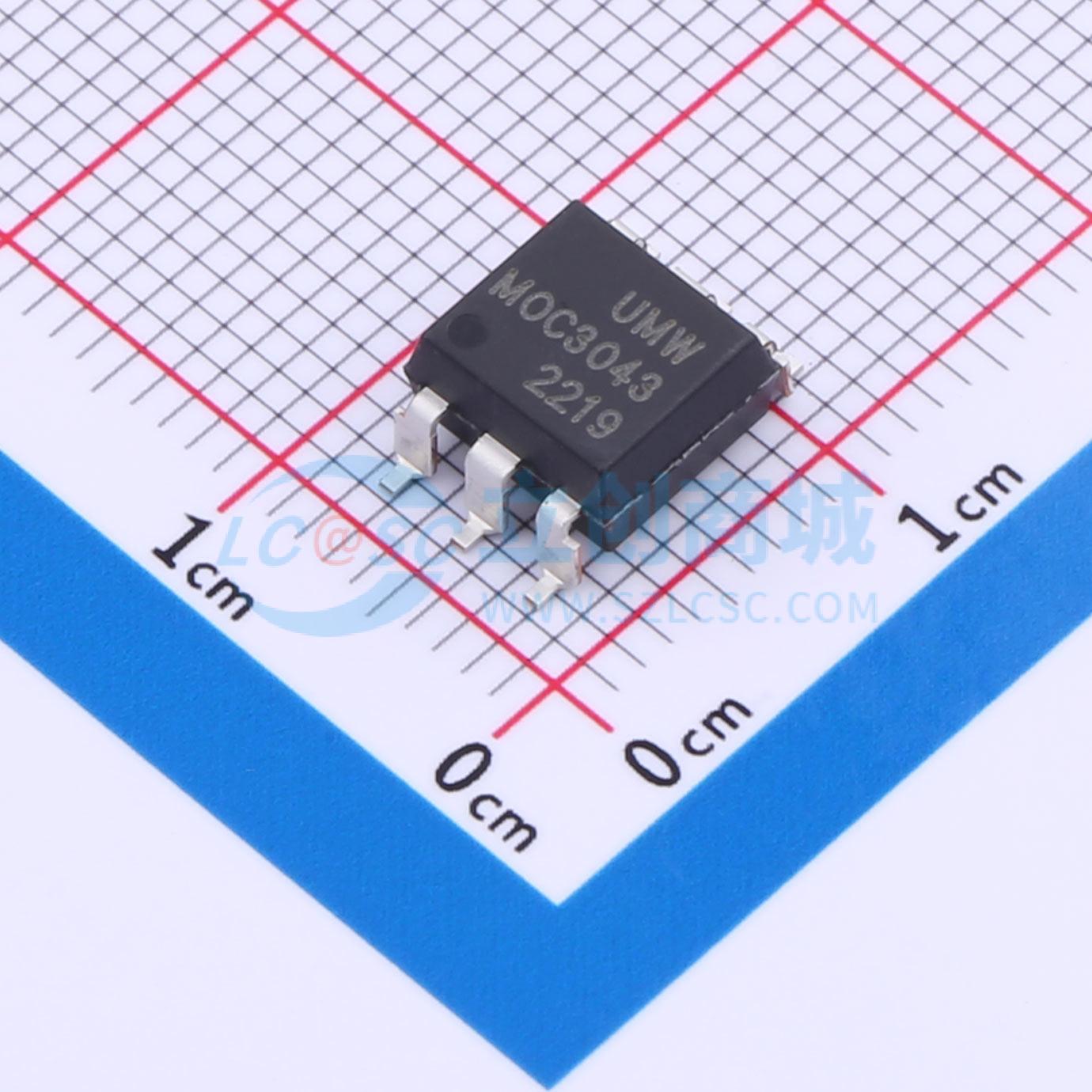 Optocoupler TRIAC MOC3043SM(UMW) SOP-6-6.5mm 400V - Techcore Việt Nam