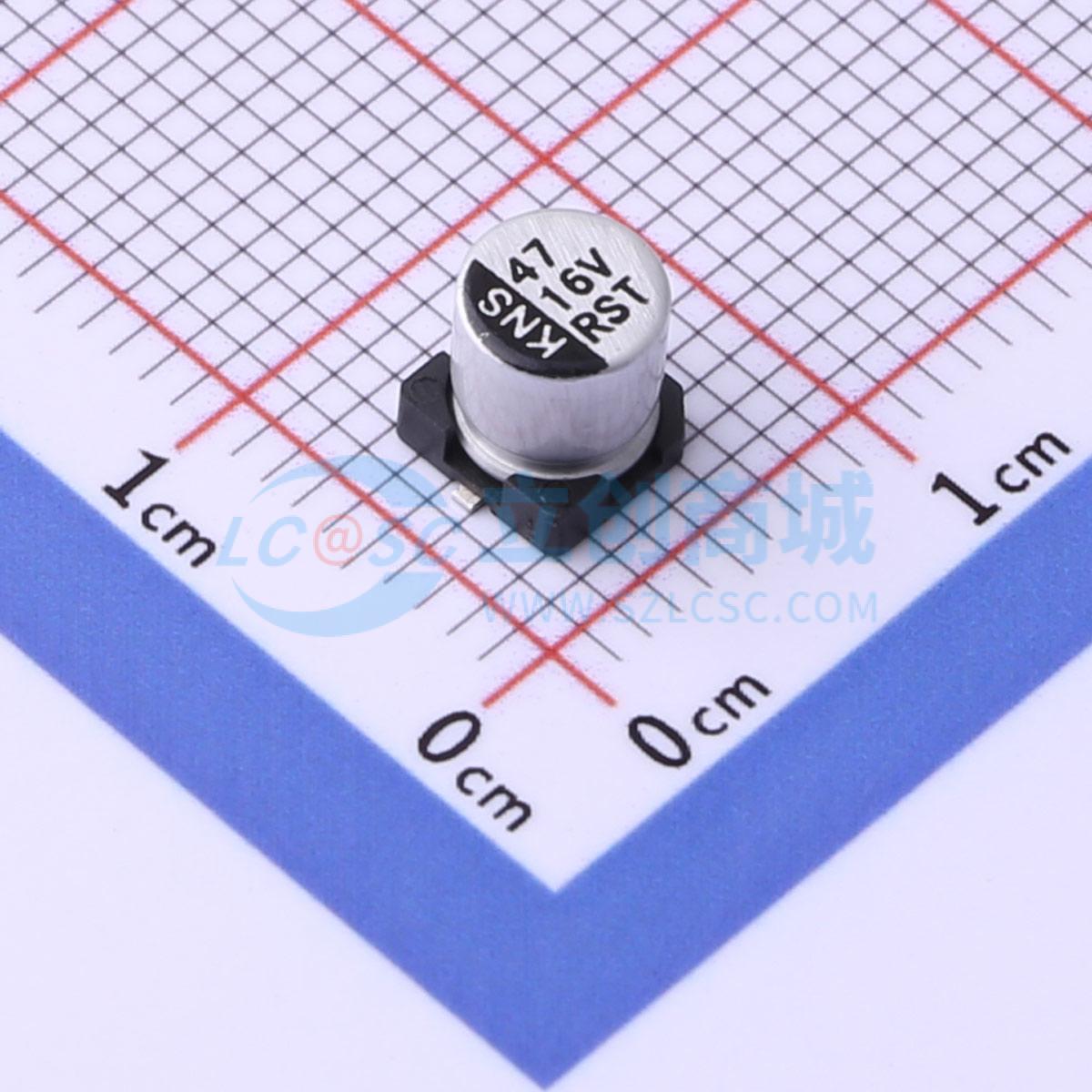 Linh kiện điện tử RST47UF16V034 KNSCHA SMD,D5xL5.4mm - Techcore Việt Nam