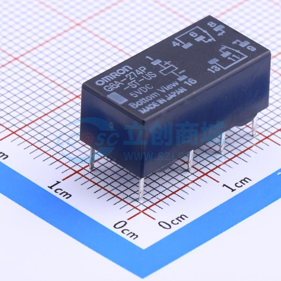 Rơ-le tín hiệu G6A-274P-ST-US-DC5 OMRON 5V DIP,20.2x10.1mm - Techcore Việt Nam