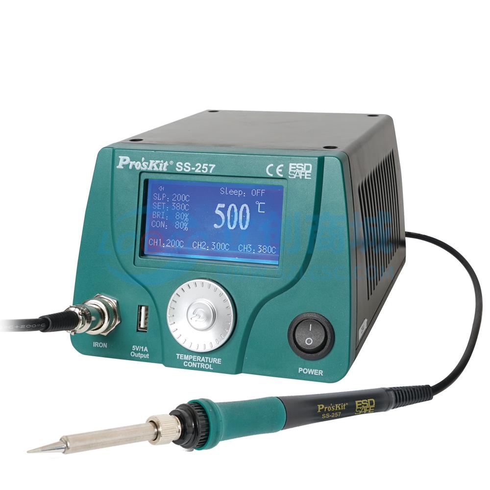 Trạm Hàn Và Mỏ Hàn Điện SS-257H Pro'sKit 75W Chuyên Dùng Sửa Chữa Điện Tử - Techcore Việt Nam