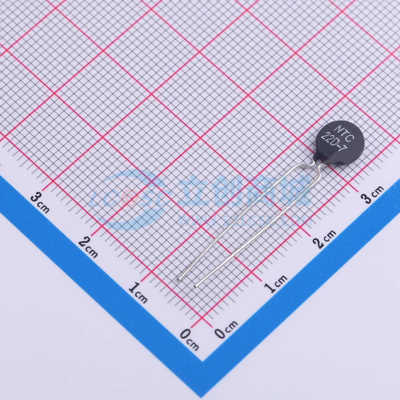 Điện trở nhiệt NTC NTC 22D-7 VDR Xuyên lỗ, P=5mm 22Ω - Techcore Việt Nam